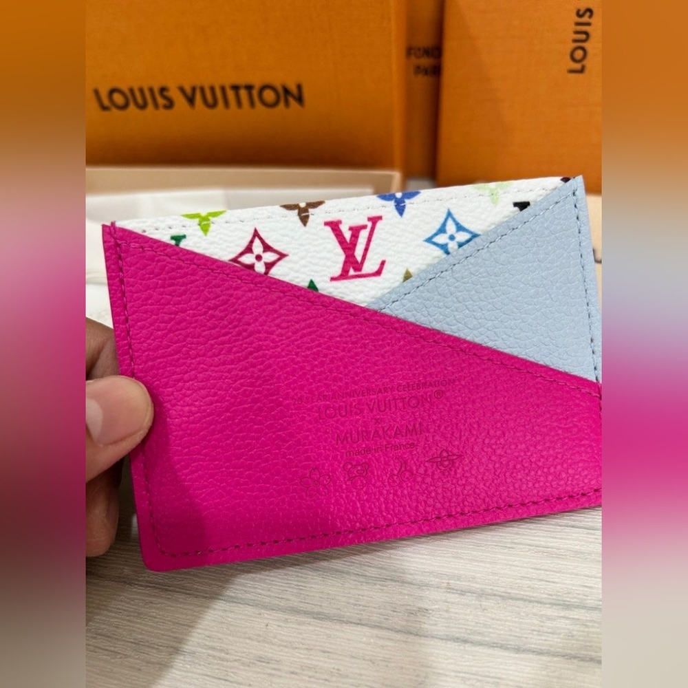 LV x TM Monogram Criss-Cross Card Holder - Picture 2 of 6